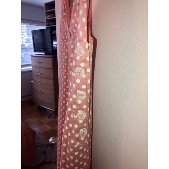 English Factory pink polka dot slip dress - Picture 9 of 9